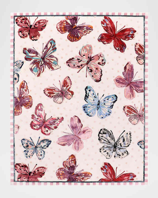 Eternity Butterfly Rug, 8' x 10'